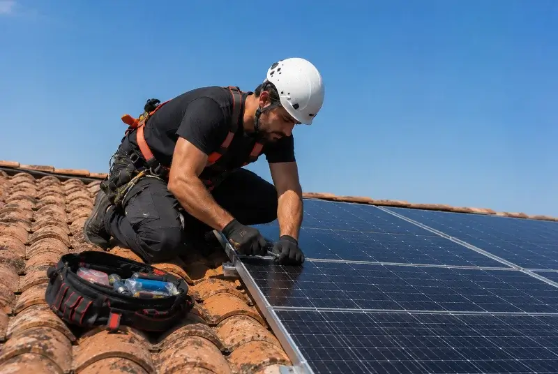 Maintenance et monitoring de panneaux solaires à Thèze